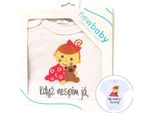Body Stampato New Baby Quando Non Dormo, Non Dormi Neanche Tu - Confezione Regalo, Taglia 56 (0-3M)