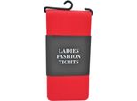 Bristol Novelty Donna Moda Collant BN2188 (Taglia Unica) (Rosso)