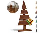 Be4Nature Albero Di Natale In Legno Di Larice 27 X 60 Cm - Marrone, Decorazione Natalizia, Ornamento Rustico, Composizione Natalizia, Base Per Decorazioni