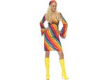 Smiffys - Set Di Costumi "Hippie"" Per Donna SM578 (M) (Colorato)"