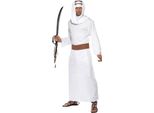 Lawrence D'arabia - Costume Da Uomo SM1355 (M) (Bianco/Marrone)
