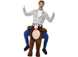 Smiffys - Costume Da Cavalluccio Per Uomo/Donna Unisex SM1499 (Taglia Unica) (Marrone)