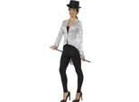 Smiffys - Frac Da Donna - Costume SM967 (M) (Argento)