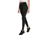 Urban Classics Donna - Leggings A Vita Alta Schwarz - S