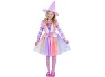 Smiffys - Costume Da Strega Per Halloween - Ragazze SM2784 (128-134) (Colorato)