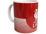 Liverpool Fc - Tazza Da Caffè, Linee TA4382 (Taglia Unica) (Rosso/Bianco)