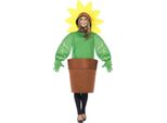 Smiffys - Costume Da Girasole Per Uomo/Donna Set Unisex SM3351 (Taglia Unica) (Verde/Giallo/Marrone)