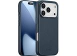 Accezz Magsafe Backcover In Pelle Per Apple Iphone 17 Pro - Blu Notte