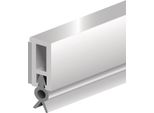 Binario Di Tenuta PTS-ZK L.2100Mm L.6Mm Bianco Nero Con Labbro In Pvc Morbido Ellen