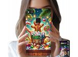 Custodia Per Huawei P10 Lite - Disegni Natalizi Di Pan Di Zenzero + Vetro
