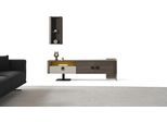 Elegante Porta Tv In Legno Marrone Per Un Soggiorno Moderno