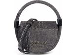 Replay Borsa A Tracolla Borsetta Crossbody Bag Washed Black Nero