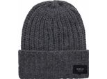 Replay Beanie Berretto Beanie + Scarf Set Charcoal Gray Melange Grigio Scuro