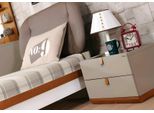 Comodino In Legno Grigio In Stile Moderno
