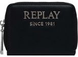 Replay Portafoglio Zip Around Wallet Black Nero