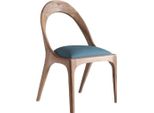 Sedia In Legno Marrone Dal Design Elegante Per La Sala Da Pranzo E L'ufficio