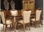 Design Sala Da Pranzo Tavolo Da Pranzo Completo + 6X Sedie Mobili Classici Tavolo In Legno Immediatamente
