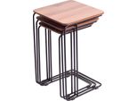 Tavolino In Legno Beige Moderno Elegante