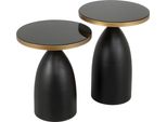 Tavolo Moderno In Legno Nero, Elegante Tavolino In Legno