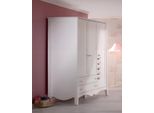 Armadio In Legno Bianco Dal Design Elegante Per La Casa