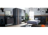 Set Per Cameretta In Legno Grigio Dal Design Moderno