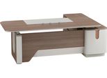 Scrivania Ad Angolo Ufficio Moderno In Legno Studio Futuristico Ufficio