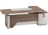 Ufficio Moderno In Legno Studio Futuristico Scrivania Ad Angolo Per Ufficio