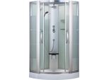 Cabina Doccia Doccia Doccia Benessere Doccia Comfort Cabina Di Vetro 100X100 Cm