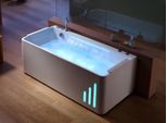 Badewanne Whirlpool Blubberbad Whirlwanne Hydromassagewanne Spa-Bad 170X80 Cm