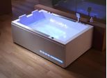Idromassaggio Badewanne Whirlpool Blubberbad Spa-Bath Whirlwanne 180X120 Cm