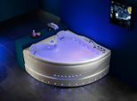 Spa-Bad Badewanne Whirlwanne Hydromassagewanne Whirlpool Blubberbad 150X150 Cm