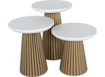 Elegante Tavolino In Legno Bianco Dal Design Moderno