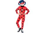Miraculous Lady Bug - Costume - Bambini BN4826 (104) (Rosso/Nero)