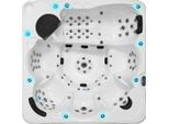 Vasca Idromassaggio Massagebad Blubberbad Outdoor-Spa Hydromassagewanne 220X220Cm