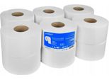 Carta Igienica Jumbo In Cellulosa A 2 Veli 800 Fogli 100 M 12 Pz. Bianco
