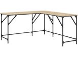 Scrivania In Rovere Sonoma 149X149X75 Cm Materiale A Base Di Legno