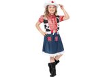 Smiffys - Costume "Sweetie"" - Ragazze SM2144 (128-134) (Blu/Rosso)"