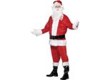 Smiffys - Costume "Deluxe"" Da Uomo - Design Natalizio SM689 (L) (Rosso/Bianco)"
