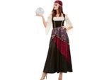 Smiffys - Costume "Deluxe"" - Donna SM2615 (Xs) (Nero/Rosso/Bianco)"