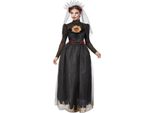 Smiffys - Costume "Deluxe Bride"" Per Il Giorno Dei Morti - Donna SM2704 (L) (Nero)"