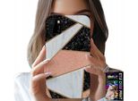 Custodia Per Huawei Y5P - Elegante Design Alla Moda + Vetro