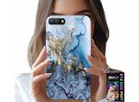 Custodia Per Huawei Y6 2018 - Motivi Femminili Marmorizzati + Vetro