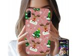 Custodia Per Huawei Y6 2019 - Disegni Festivi Di Renne E Alberi Di Natale
