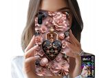 Custodia Per Huawei Y6 2019 - Design Femminile Custodia A Cuore Con Lucchetto + Vetro
