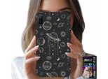 Custodia Per Huawei Y6 2019 - Cosmo Pianeti Stelle Luna + Vetro