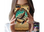 Custodia Per Huawei Y6 2018 - Segno Zodiacale Scorpione Astronomia + Film