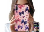 Custodia Per Huawei Y6 2019 - Disegni A Nastro Colorati + Vetro