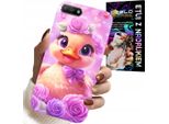 Custodia Per Huawei Y6 2018 - Simpatica Anatra, Anatra Su Sfondo Rosa
