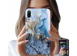Custodia Per Huawei Y6 2019 - Modelli Femminili Marmorizzati + Vetro