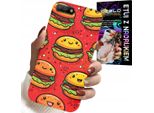 Custodia Per Huawei Y6 2018 - Cover Dolce Hamburger Sorridente